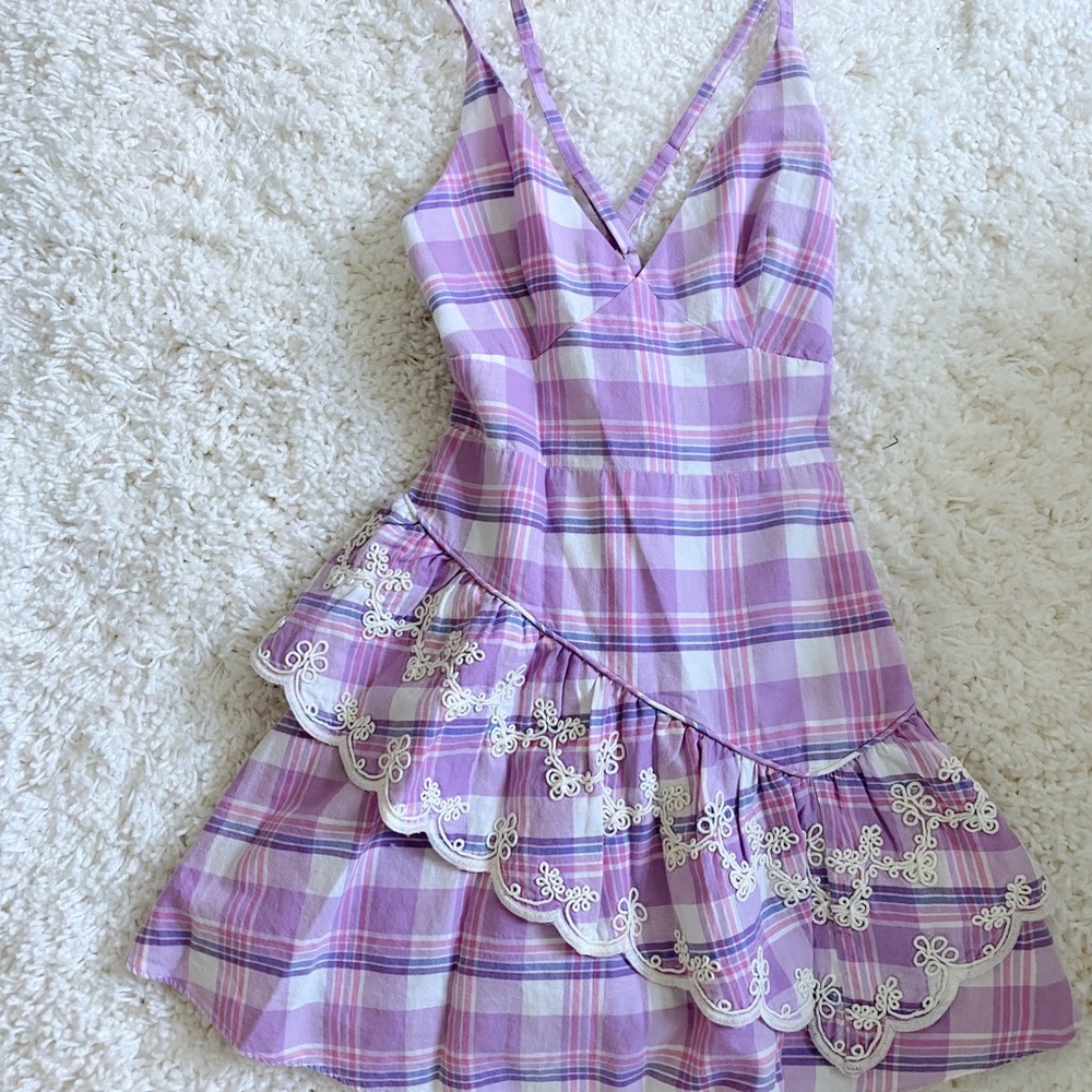 LSF Marion Dress In Lilac Shores
